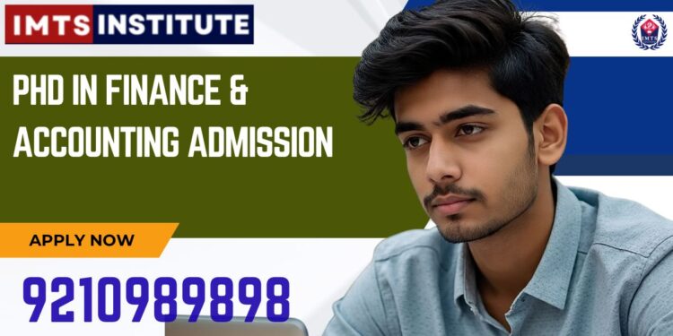 PhD in Finance & Accounting Admission